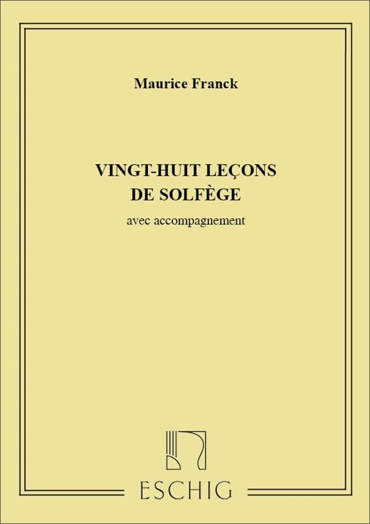 28 Lecons Solfege Avec Piano